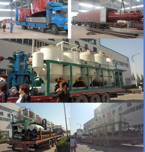 Palm oil refining machine